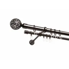 Metal curtain rod Delfa Lacio СК-31202/160/2Р 160 cm