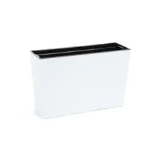 Flower pot Lamela WERBENA 19x56cm 12l white