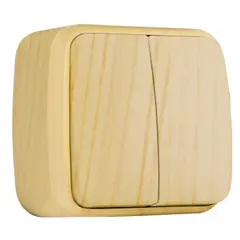 Switch EKF EGV10-023-30 2 key light wood