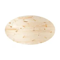 Oval pine table top Angara-Forest 600х1200