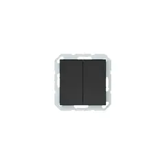 Switch without frame Vilma QR1000 2 cells black