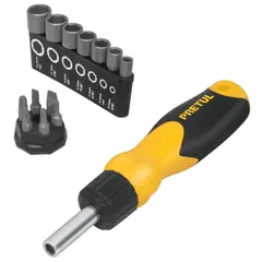 Screwdriver and bit set Pretul DES-14P 14 pcs