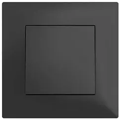 Switch without frame LEGRAND black 1 key