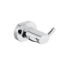 Double Towel Hook Bisk Go Chrome