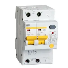 Differential machine  AD12M 2R C20 30mA IEK