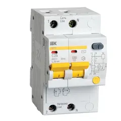 Differential automatic machine IEK 2p 25A 30mA AD12