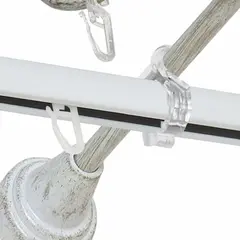 Curtain bracket set Delfa СФ40.3.01.55.002 transparent 2 pcs.
