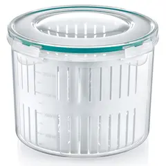 Пластмассовый контейнер герметичный с ситом Irak Plastik LC-650 2.5 л