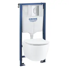 კომპლექტი Grohe Solido 4-in-1 Rapid SL+WC Serel Sp26 Rimless+Arena Cosmopolitan flush plate