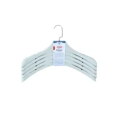 Clothes hanger Aleana 45x8cm 5pcs white rose