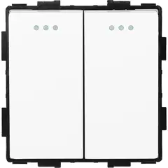 Switch without frame Socket Style 2 white