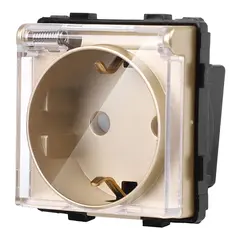 Розетка Socket Style 16A золотой