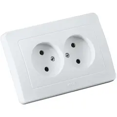 Socket white HEGEL ALFA РС16-341