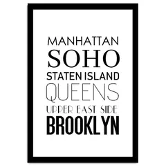 Picture in frame Styler Districts FP033 30X40 cm