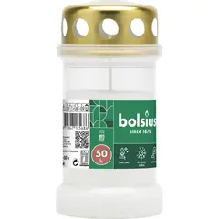 Easter candle Bolsius 50 h white 5686