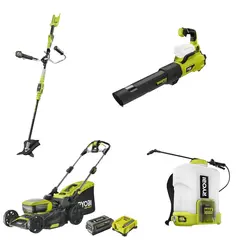 Набор садовых акумуляторных инструментов Ryobi