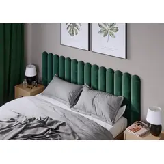 Wall soft panel VOX Profile Oval 15x60 cm. green