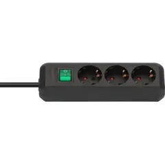 Extension cord Brennenstuhl 3 5m 3 1.5mm² Schuko curtain switch black Eco-Line 1152900