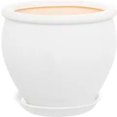 Flower Pot Ceramic Oriana Vietnam №2 Silk White 10 ლ
