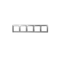 Frame 5 place LEGRAND silver