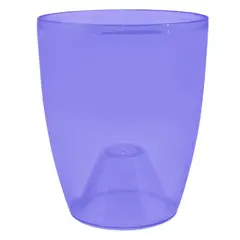 Transparent plastic pot Aleana Orqidea 12x14 purple