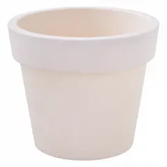Plastic pot Aleana Gamma 26x22cm white rose 7 L