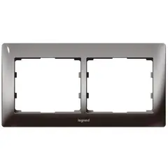 Frame 2 place LEGRAND black