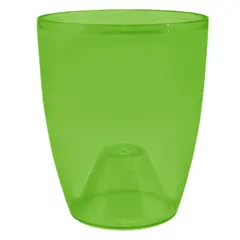 Transparent plastic pot Aleana Orqidea 12x14 green