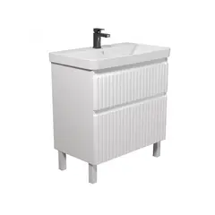 Bathroom furniture with washbasin FLUFFY 80-U White Vivace 80 cm