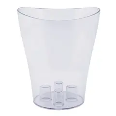 Orchid plastic pot  Aleana Nika 16x19 transparent