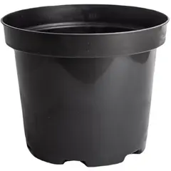 Plastic pot 15 l (black) with drainage system