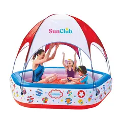 Inflatable pool with tent Avenli Sunclub 51124 223x208x163 cm