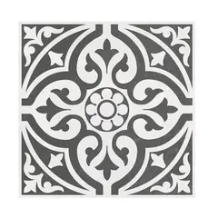 Floor tile Super Ceramica RONDA BLACK GRES 45X45cm