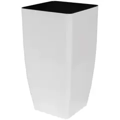 Pot plastic Aleana Kvadro white rose