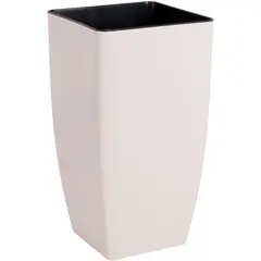 Pot plastic Aleana Kvadro white rose