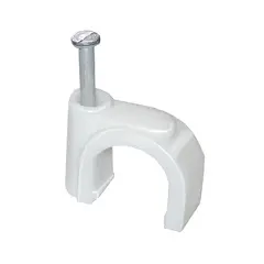 Round plastic bracket IEK 4 mm 50 pcs