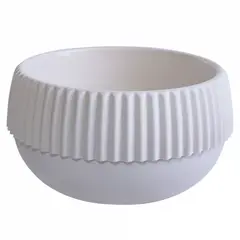 Pot Plastic Aleana Boho Low d13 White Rose