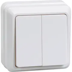 Switch IEK OKTAVA 2 key white