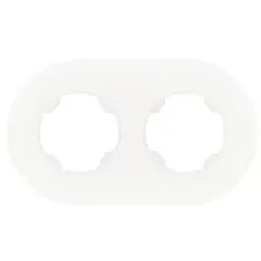 Frame round DPM Soul SEU5002W 2 sectional white