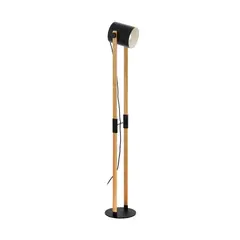 Floor lamp Eglo HORNWOOD E27 1x MAX 60W black wood 43048