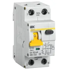 Differential autoswitch IEK C16 16А 30mA