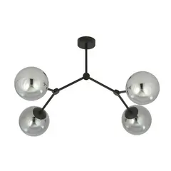 ჭაღი EMIBIG SPACE 4 E14 4x MAX 40W შავი გრაფიტი