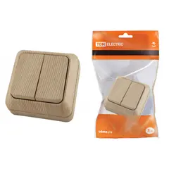 ჩამრთველი TDM 2 68x68x33
