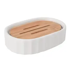 Мыльница Bisk kido white bamboo
