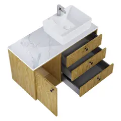 Bathroom furniture natural oak Elita UNIT LEGACY 100