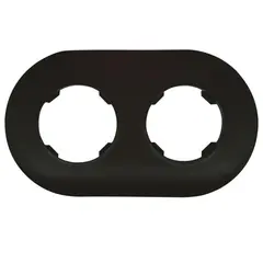 Frame round DPM Soul SEU5002B 2 sectional black