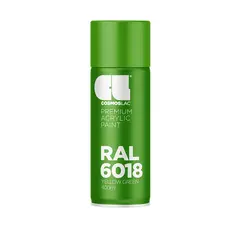 Lac-spray paint Cosmos Lac COSMOS RAL 6018 желто-зеленый 400 ml