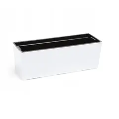 Flower pot Lamela BEGONIA 19x56cm 12l white