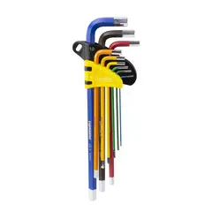 Hex wrench set Topmaster (Automotive)Hex CR-V (9 pcs.) 1.5-10mm 2nd Generation Color TMP