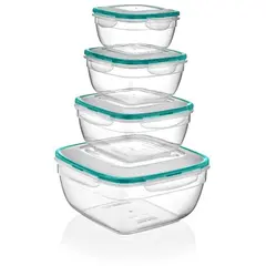 Set of containers for products Irak Plastik Fresh box LC-305 4 pc